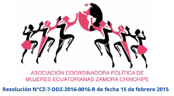 ASOCIACION COORDINADORA POLITICA DE MUJERES ECUATORIANAS ZAMORA CHINCHIPE