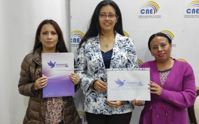 Coalición Violeta en Tungurahua inicia actividades por los 100 años del voto femenino