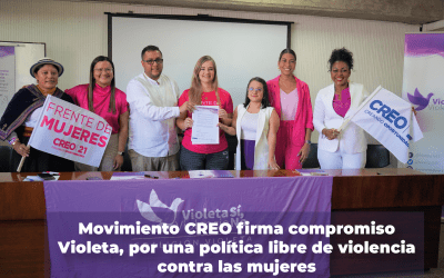 Ya son siete partidos y movimiento políticos que suscriben el compromiso “Violeta Sí, Violencia No”, un Hito para la política nacional que promueve la Coalición Violeta
