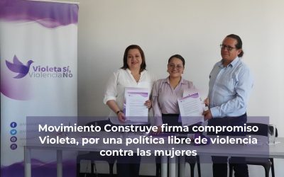 Movimiento Construye se suma a la lucha contra la violencia política de género